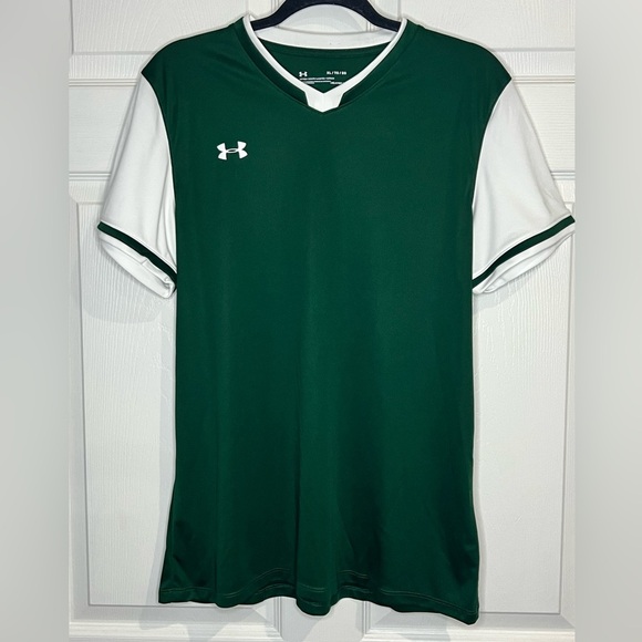 NWT - Under Armour Womens Maquina 2.0 Jersey - Forest Green - Size XL - Picture 1 of 6
